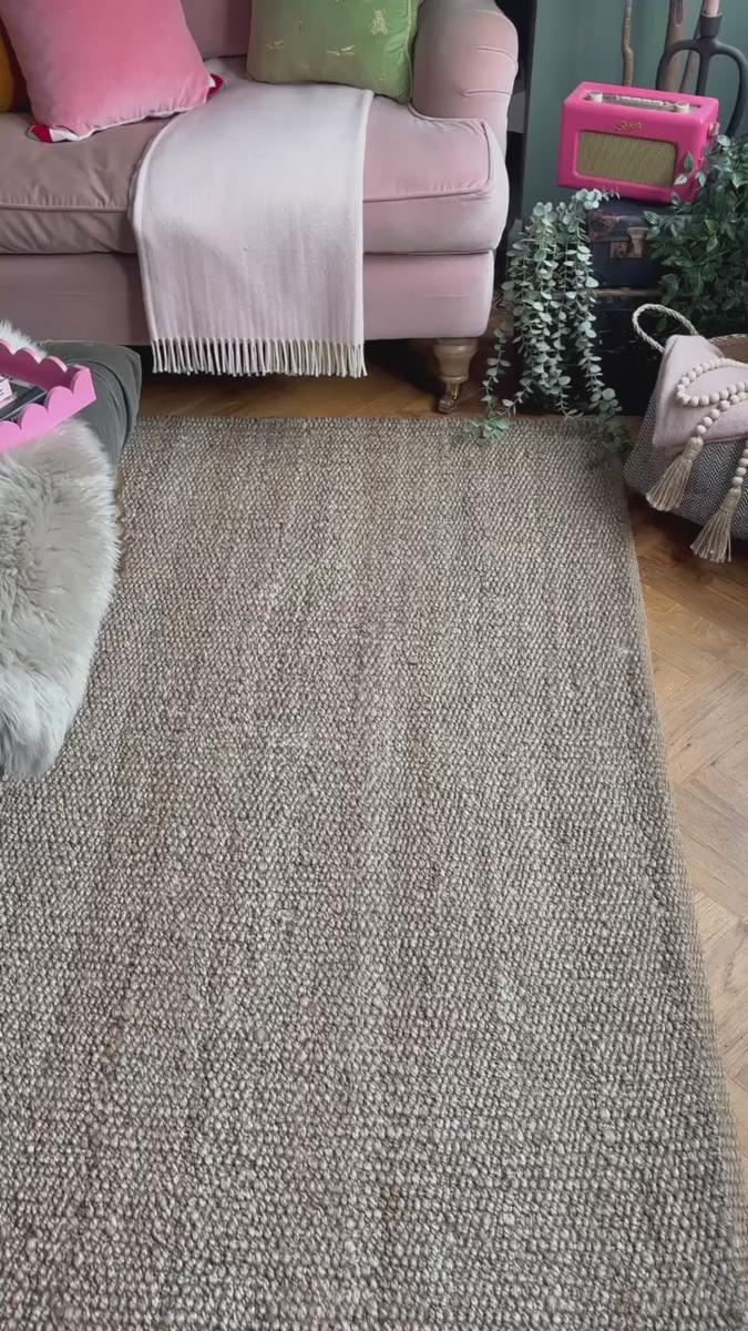 Natural Keal Hand Woven Jute Rug with Measurements 170 x 240 cm, Product Code RG-3-HWJ-N-L