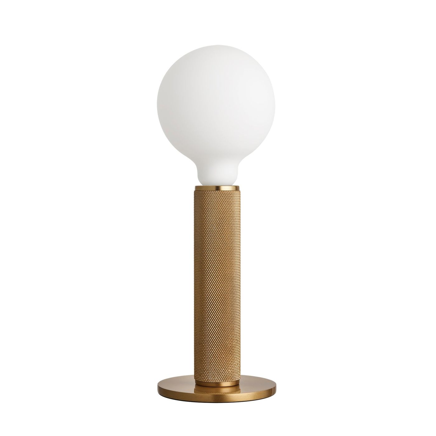 Brass Knurled Edison Table Lamp KN-EDTL-B