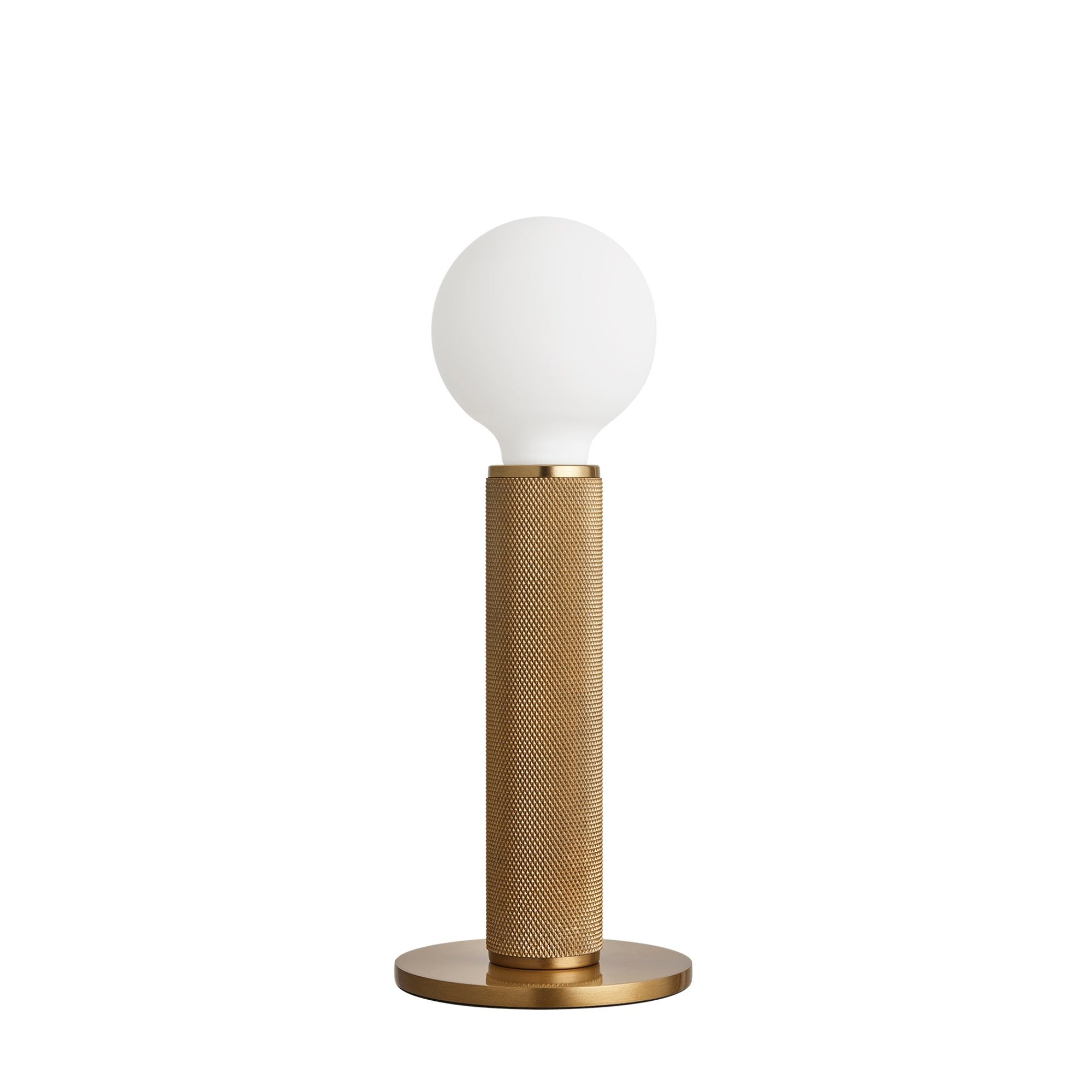 Brass Knurled Edison Table Lamp KN-EDTL-B