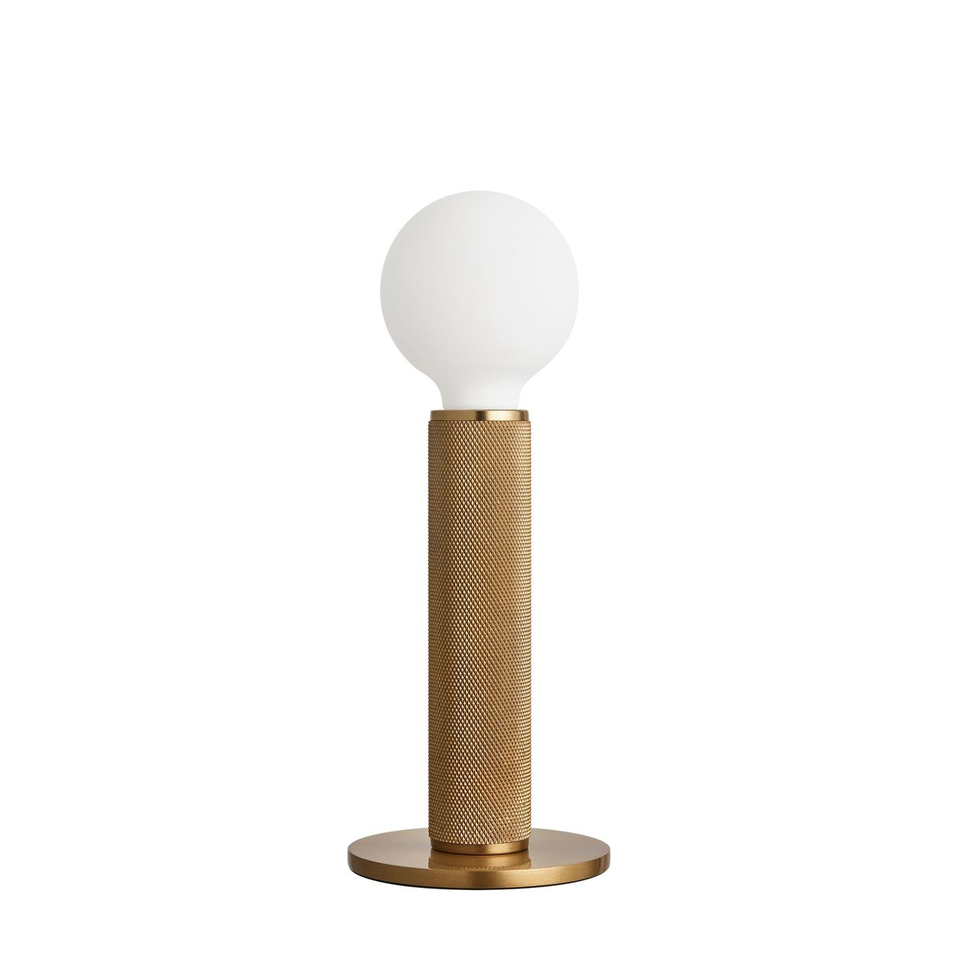 Brass Knurled Edison Table Lamp KN-EDTL-B