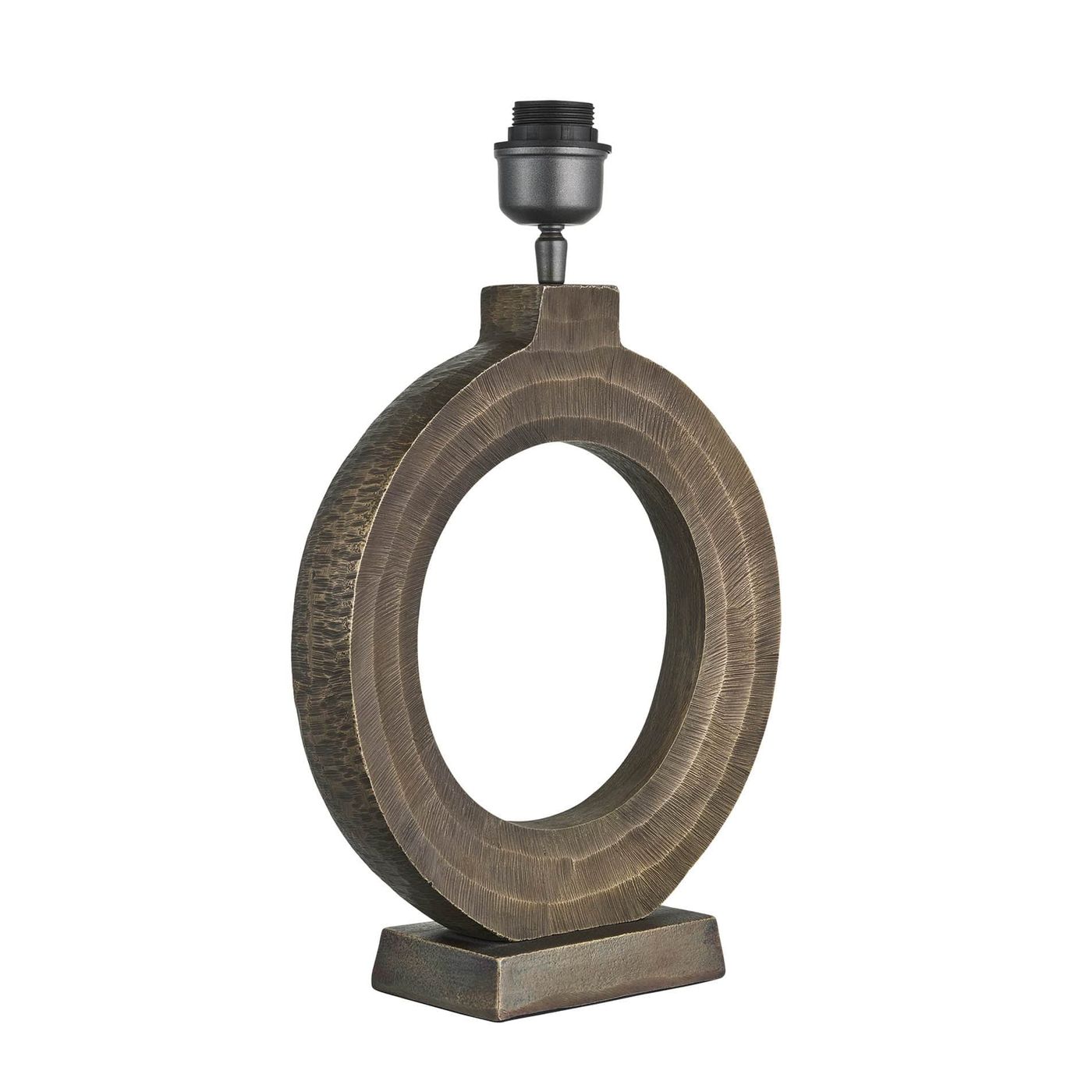 Ornate Circle Table Lamp - Brass - Base Only Industville ORN-CITL-B-BO