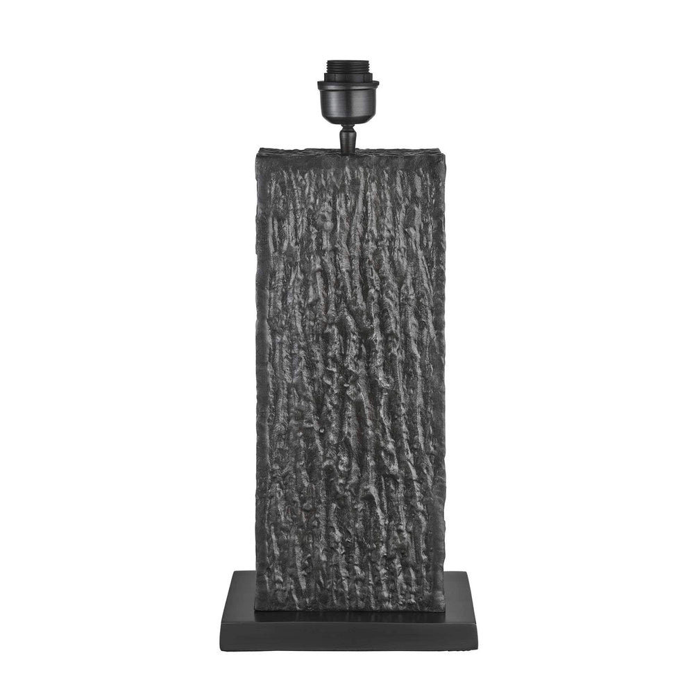 Ornate Column Table Lamp - Pewter - Base Only Industville ORN-COTL-P-BO