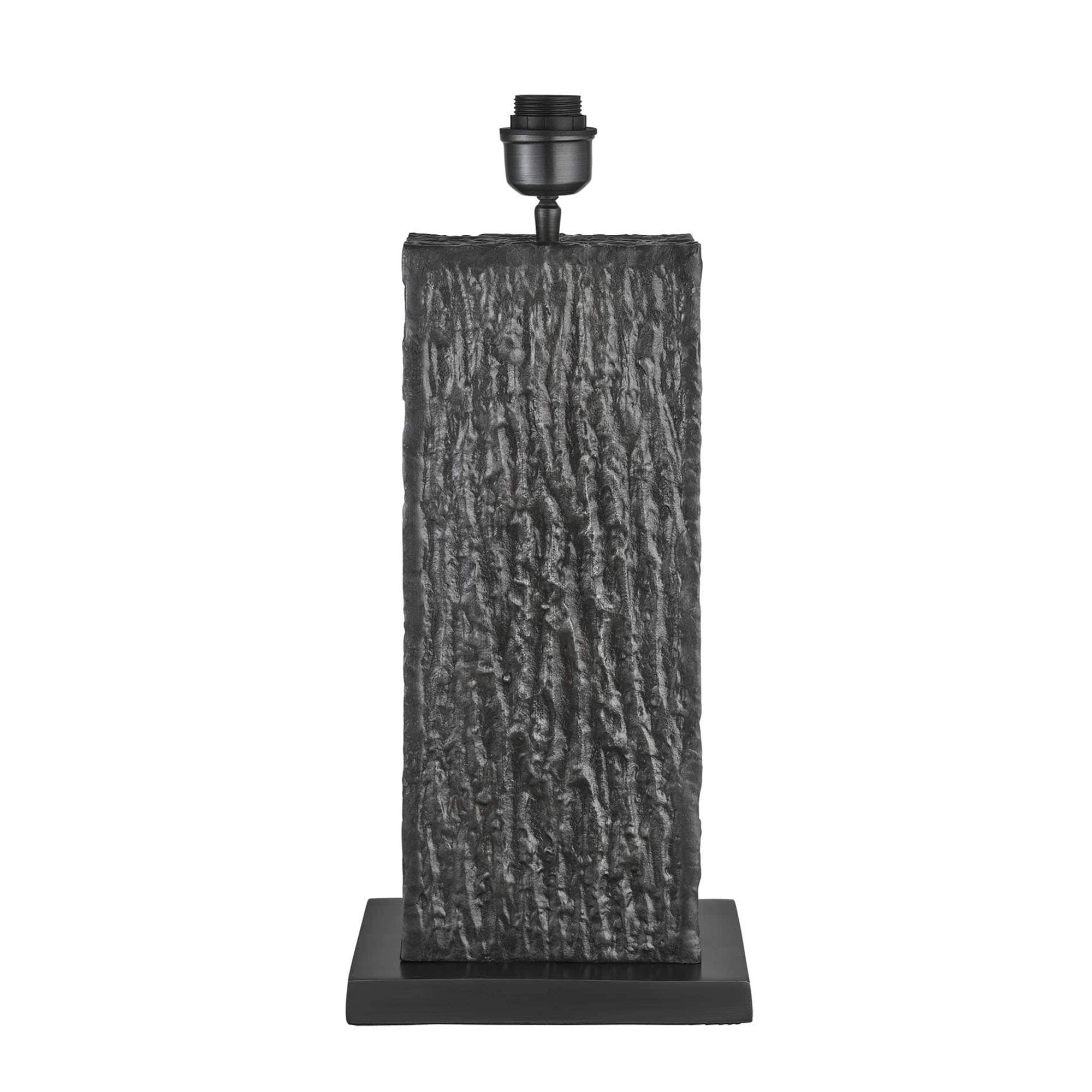 Ornate Column Table Lamp - Pewter - Base Only Industville ORN-COTL-P-BO
