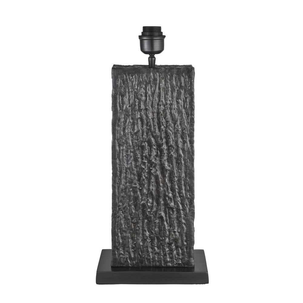 Ornate Column Table Lamp - Pewter - Base Only Industville ORN-COTL-P-BO
