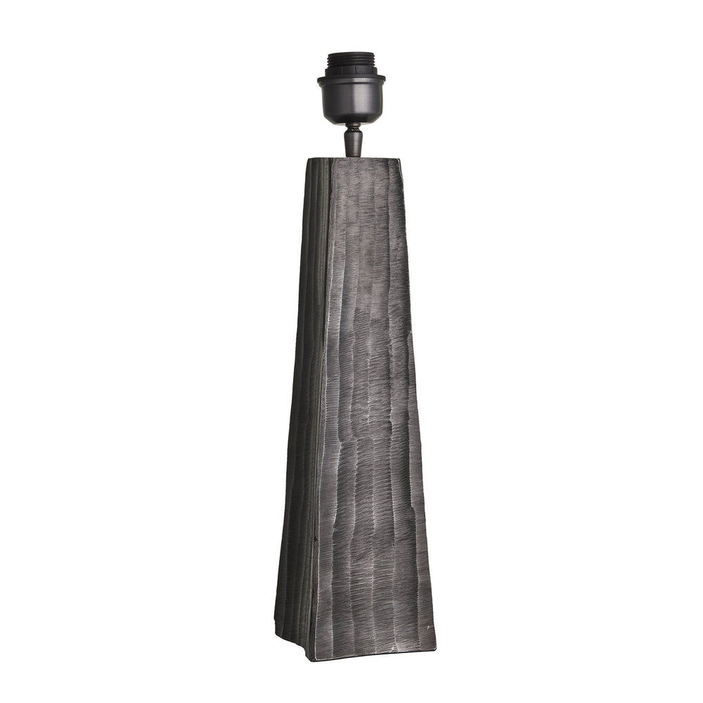 Ornate Obelisk Table Lamp - Pewter - Base Only Industville ORN-OBTL-P-BO