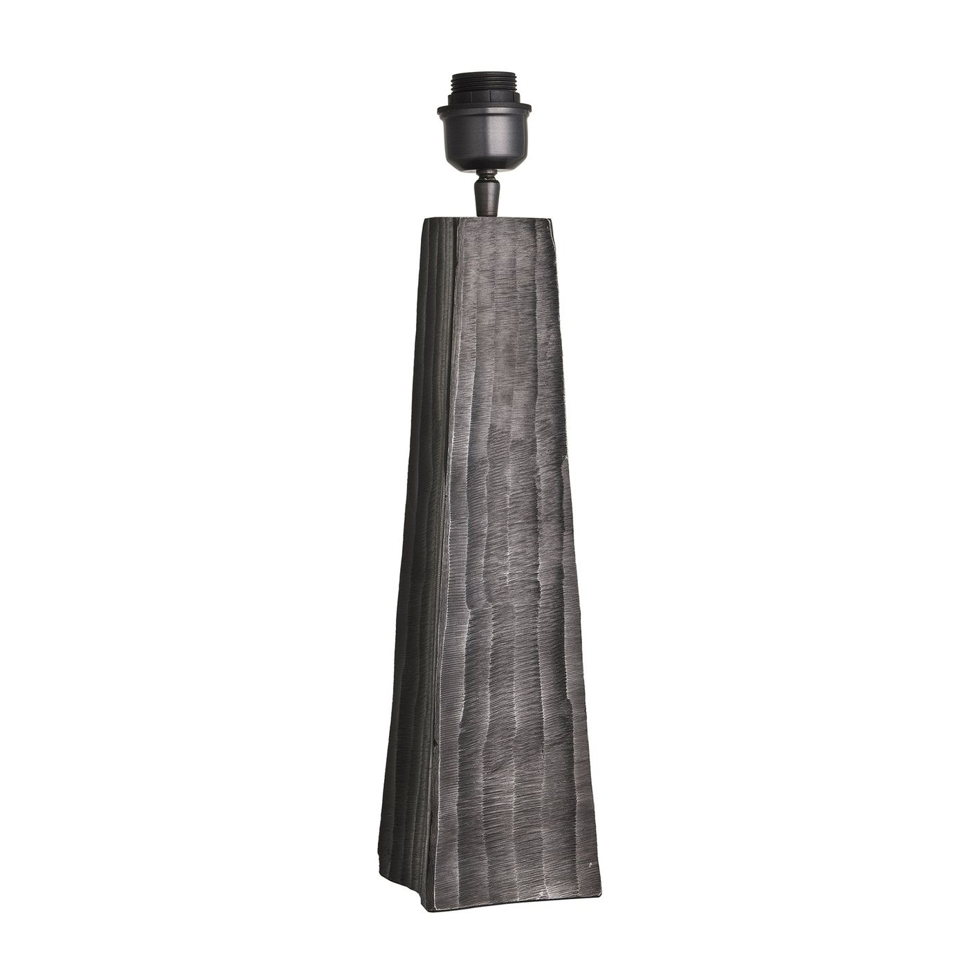 Ornate Obelisk Table Lamp - Pewter - Base Only Industville ORN-OBTL-P-BO