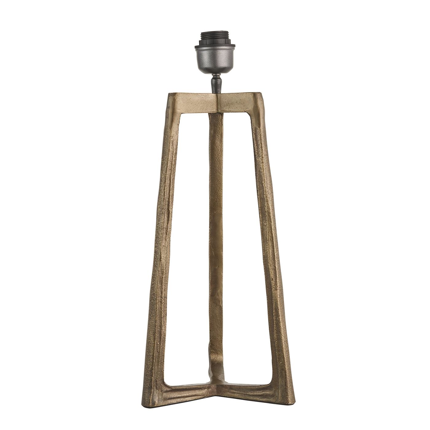 Ornate Tripod Table Lamp - Brass Industville