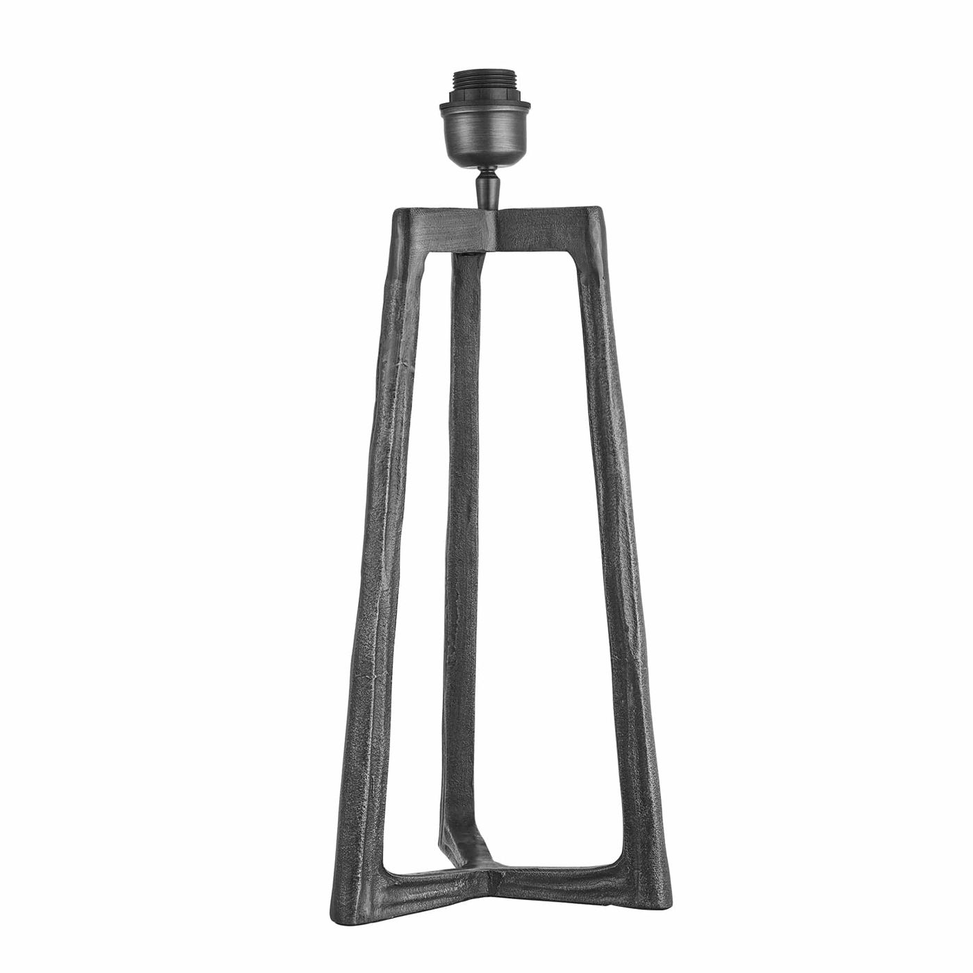 Ornate Tripod Table Lamp - Pewter - Base Only Industville ORN-TITL-P-BO