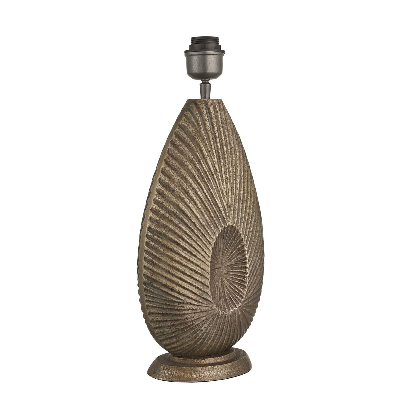 Ornate Tulip Table Lamp - Brass - Base Only Industville ORN-TUTL-B-BO