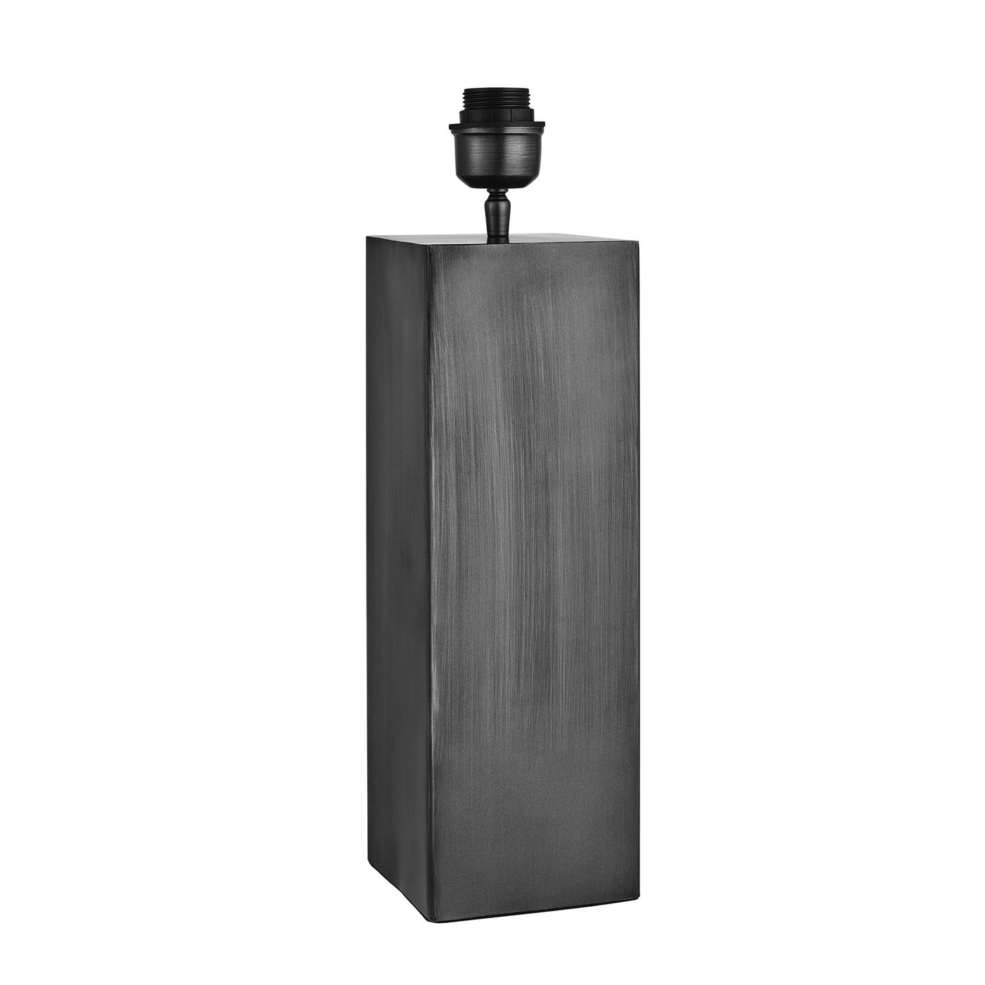 Pillar Square Table Lamp - Pewter Industville