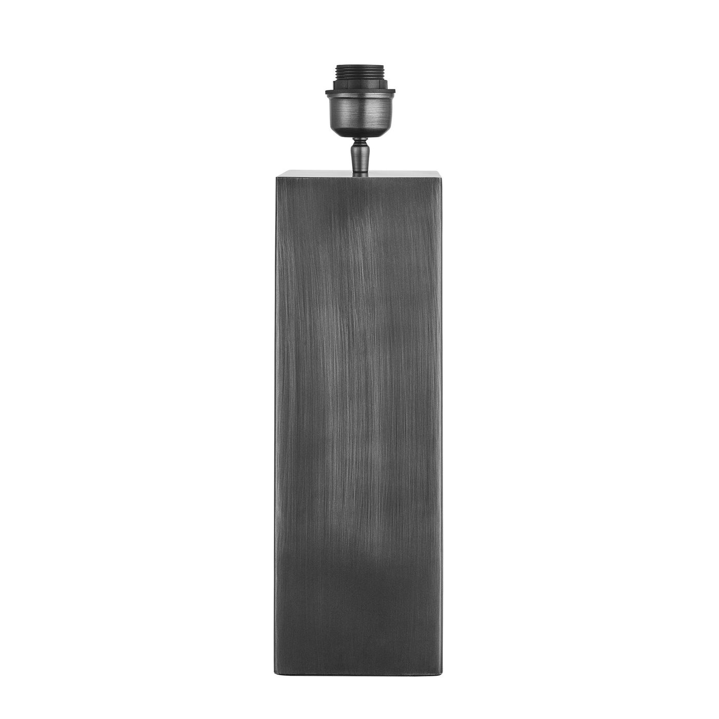 Pillar Square Table Lamp - Pewter Industville