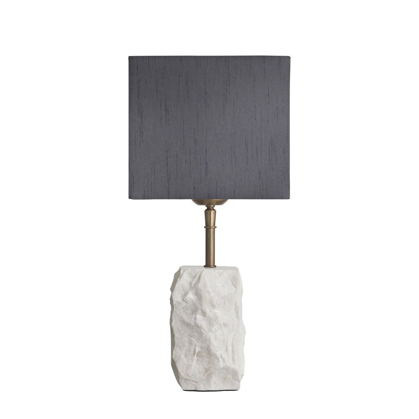 Marble Small Ridge Table Lamp - White Industville