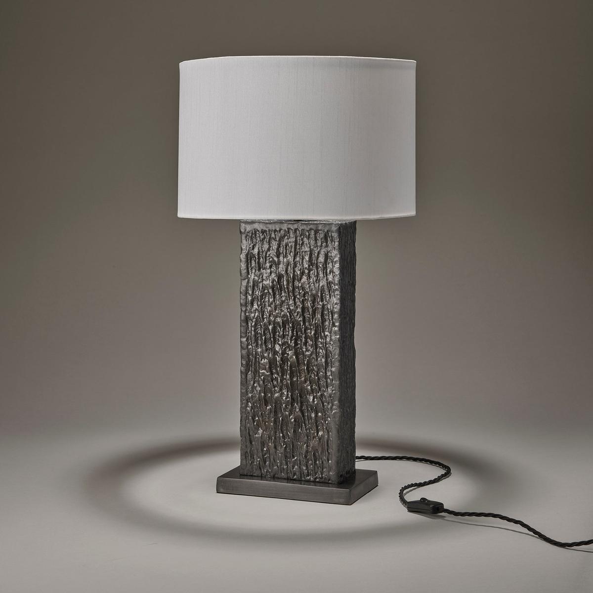 Ornate Column Table Lamp - Pewter - Base Only Industville ORN-COTL-P-BO