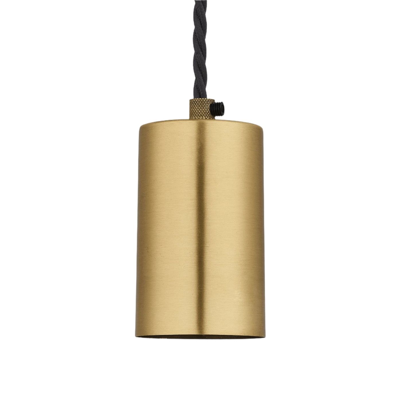 Sleek Large Edison Pendant 1 Wire Brass Holder