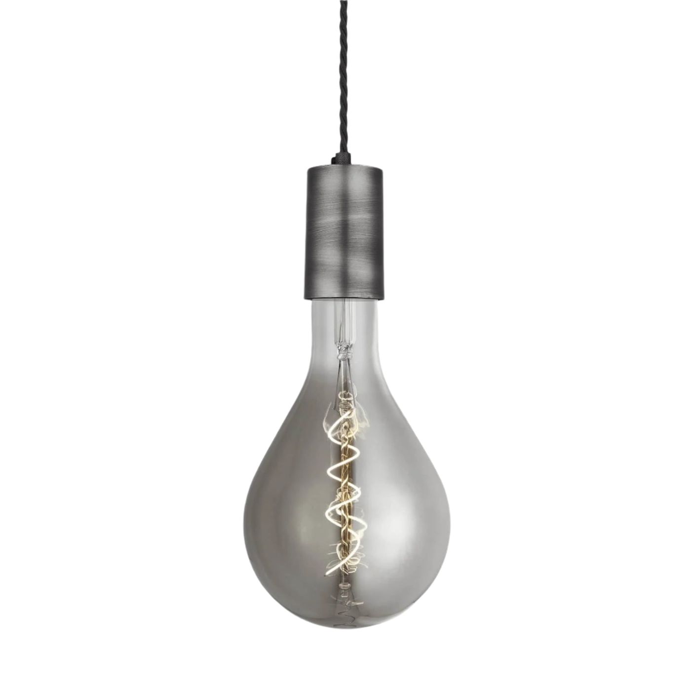 Sleek Large Edison Pendant Light in 1 Wire Pewter finish, Product code is SL-LE1WP-P
