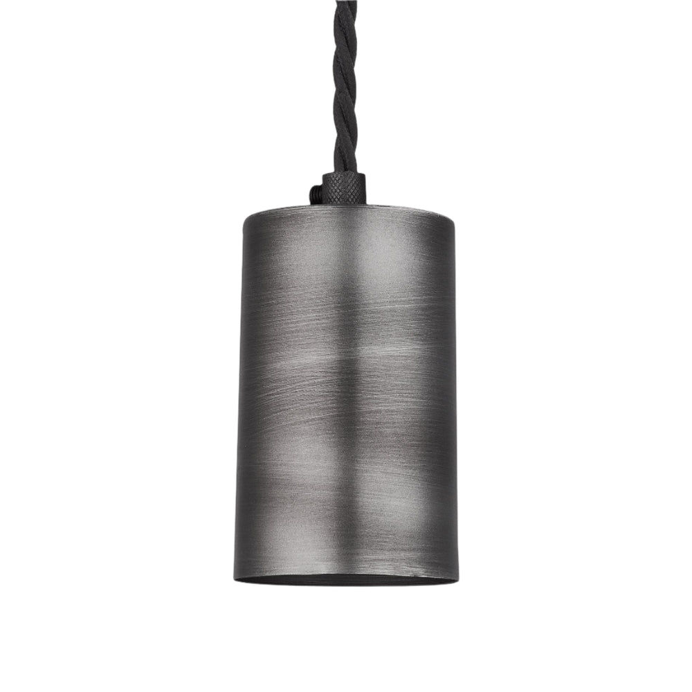 Sleek Large Edison Pendant 1 Wire Pewter Holder SL-LE1WP-P