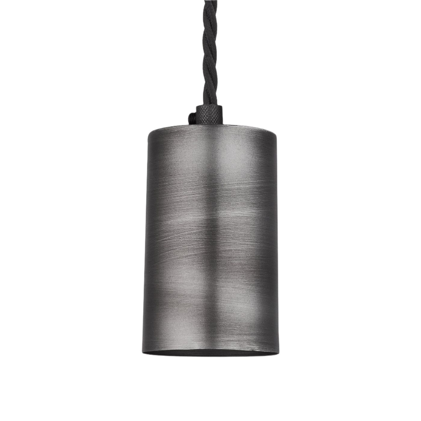Sleek Large Edison Pendant 1 Wire Pewter Holder SL-LE1WP-P