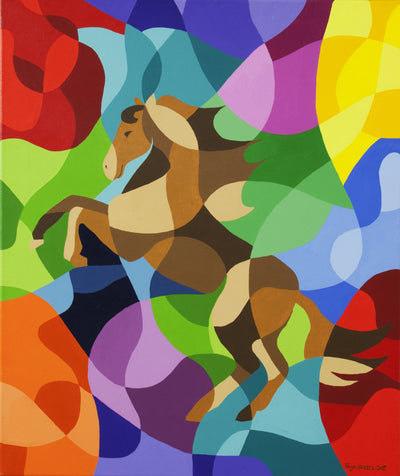 Running Free - Independent Artwork - Industville Lighting UK