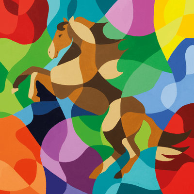 Running Free - Independent Artwork - Industville Lighting UK