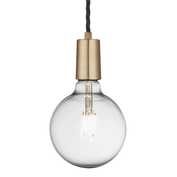 Sleek Edison Metal 1 Wire Pendant Light | Free Returns - Copper