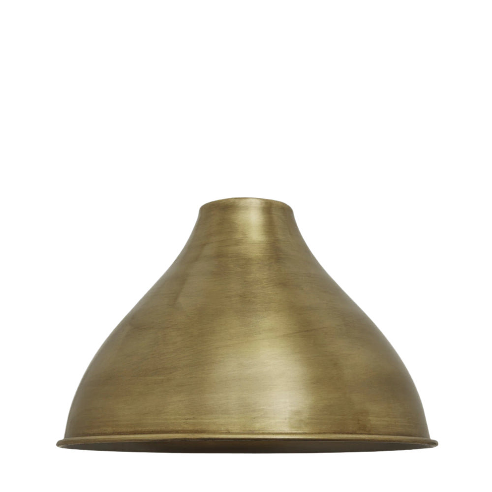 Brass Cone Shade Only in 12 Inch, Product Code C12-B-SO