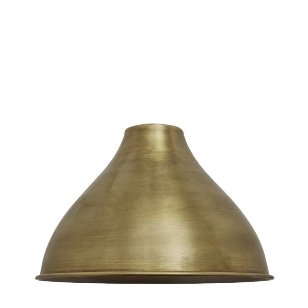 Brass Cone Shade Only in 12 Inch, Product Code C12-B-SO