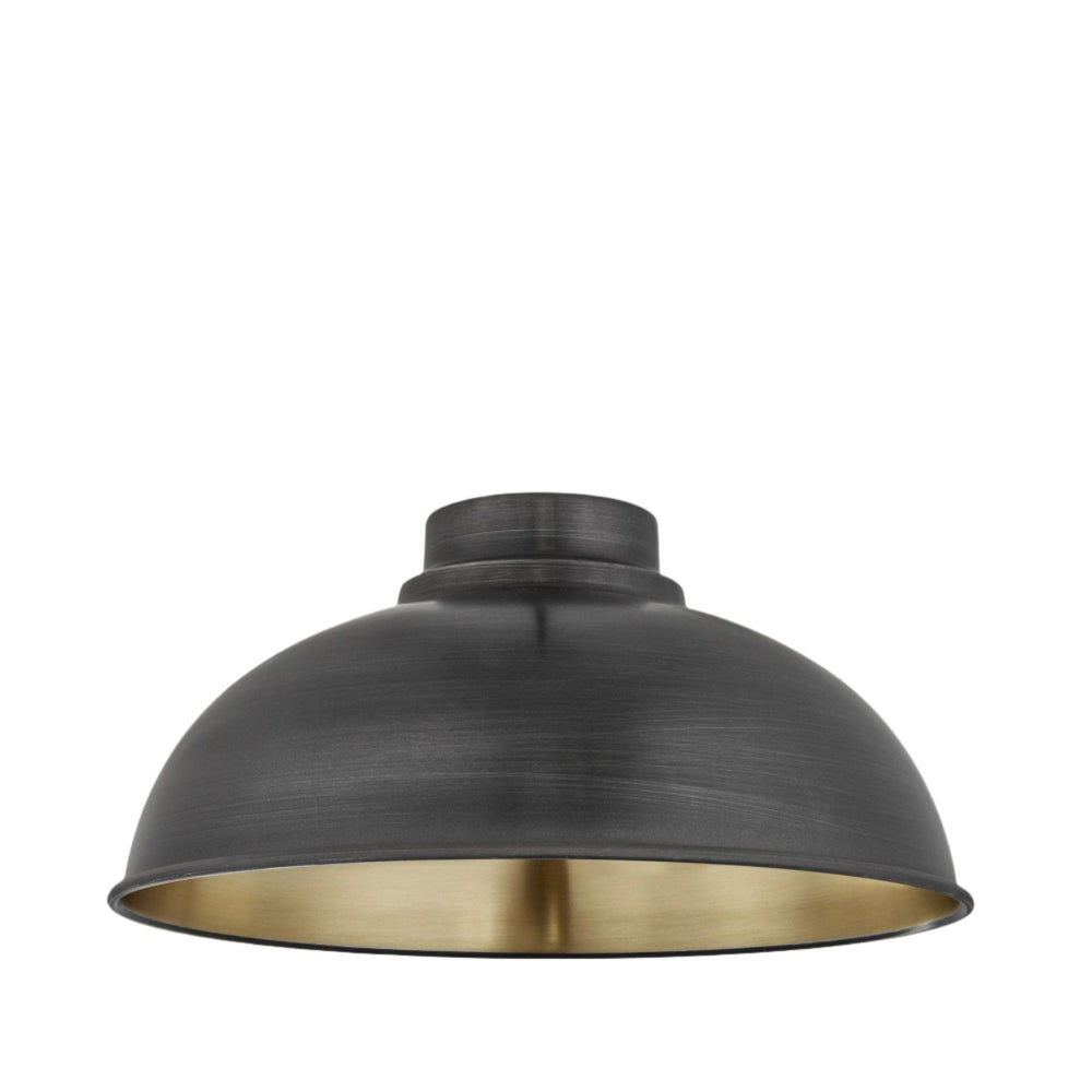 Old Factory - 12 Inch - Pewter & Brass - Shade Only Industville OF12-S-BP-SO
