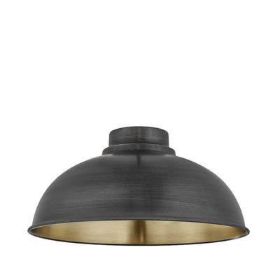 Old Factory - 12 Inch - Pewter & Brass - Shade Only Industville OF12-S-BP-SO