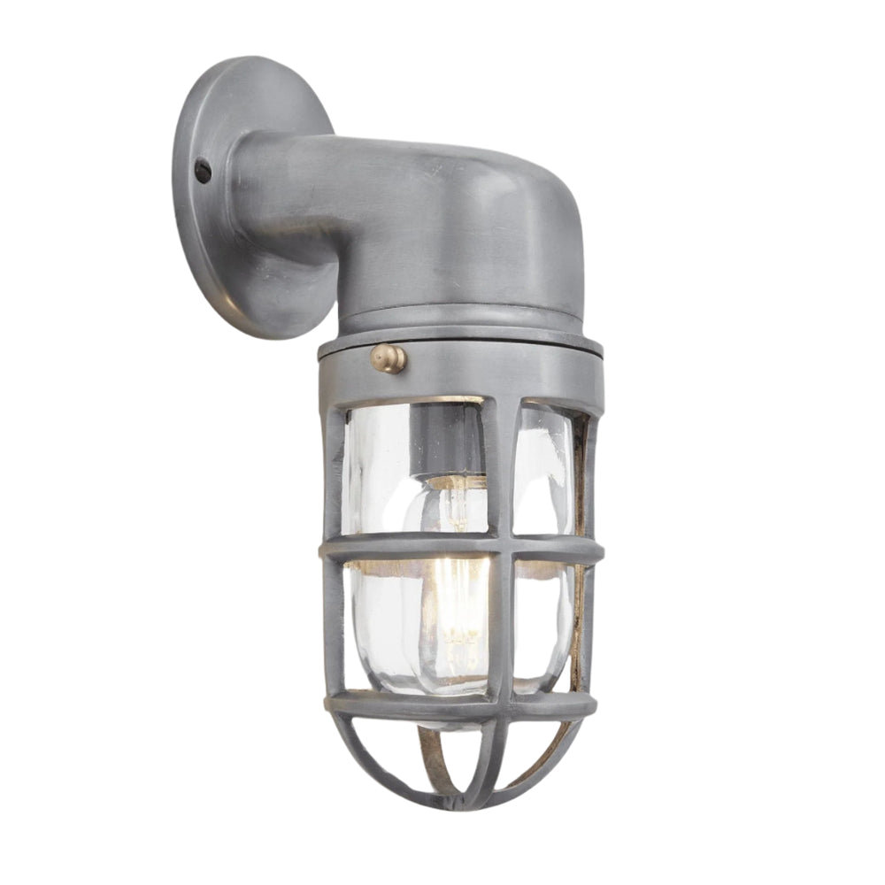 Gunmetal Bulkhead Outdoor and Bathroom Sconce Wall Light in 12 Inch, Product code is  BK-IP65-SWL12-GN