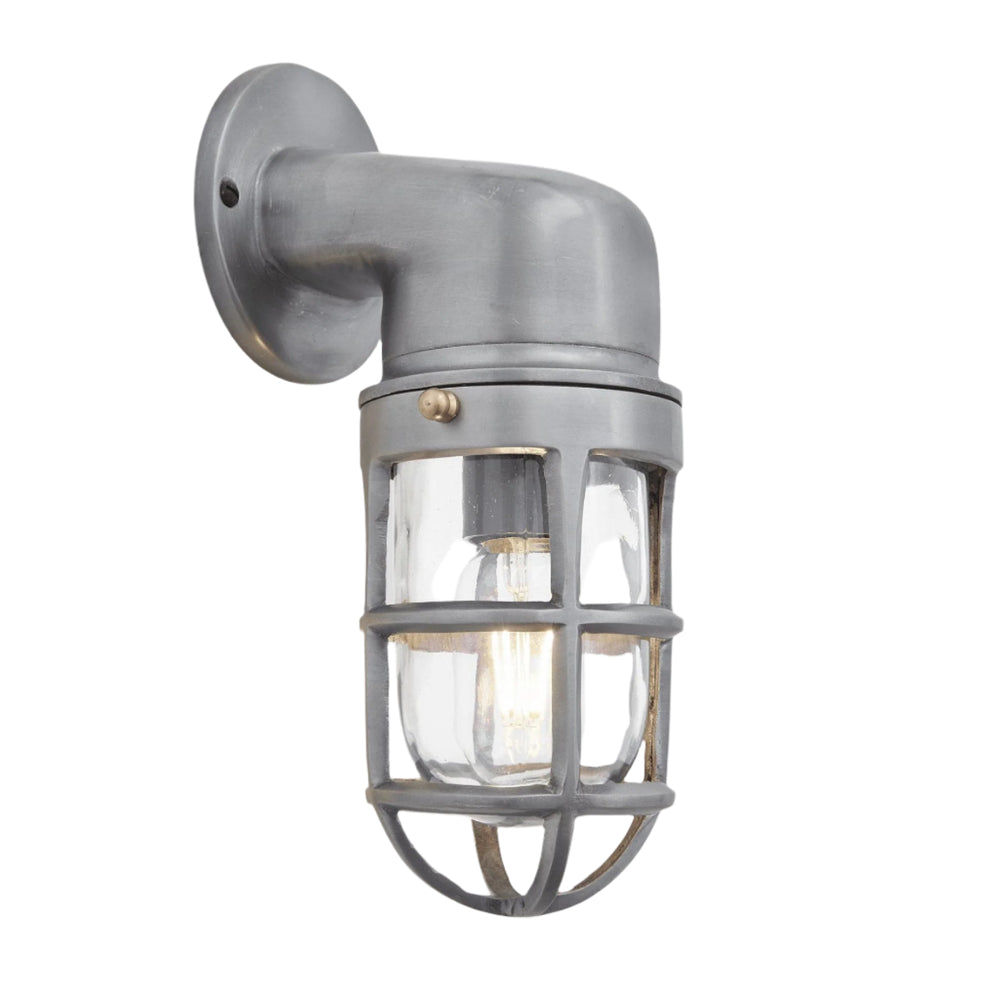 Gunmetal Bulkhead Outdoor and Bathroom Sconce Wall Light in 12 Inch, Product code is  BK-IP65-SWL12-GN
