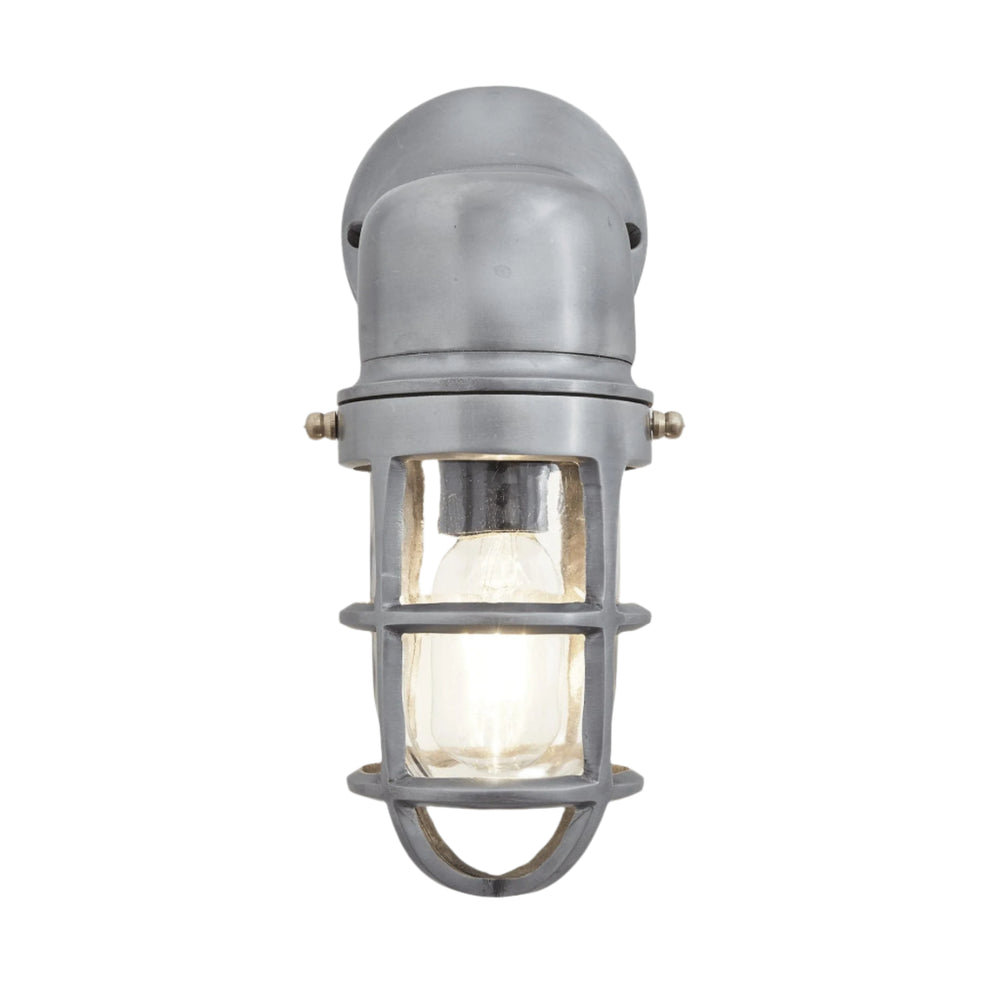 Gunmetal Bulkhead Outdoor and Bathroom Sconce Wall Light in 12 Inch, Product code is  BK-IP65-SWL12-GN