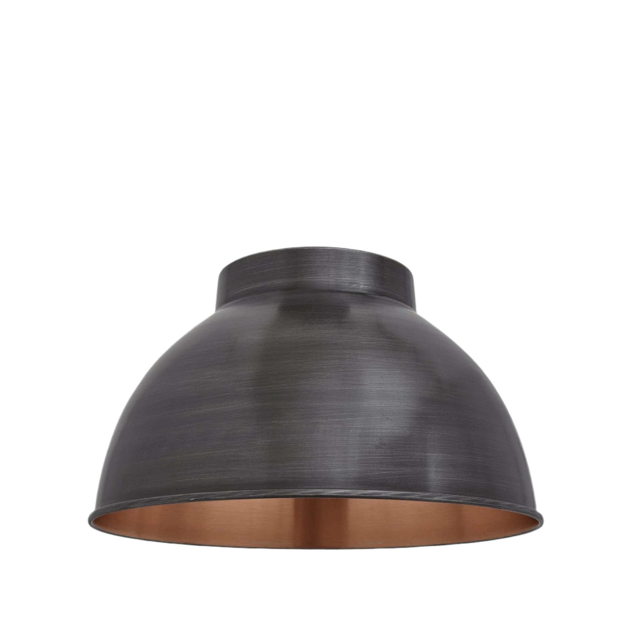 Pewter & Copper Dome - 13 Inch- Shade Only Industville D13-CP-SO