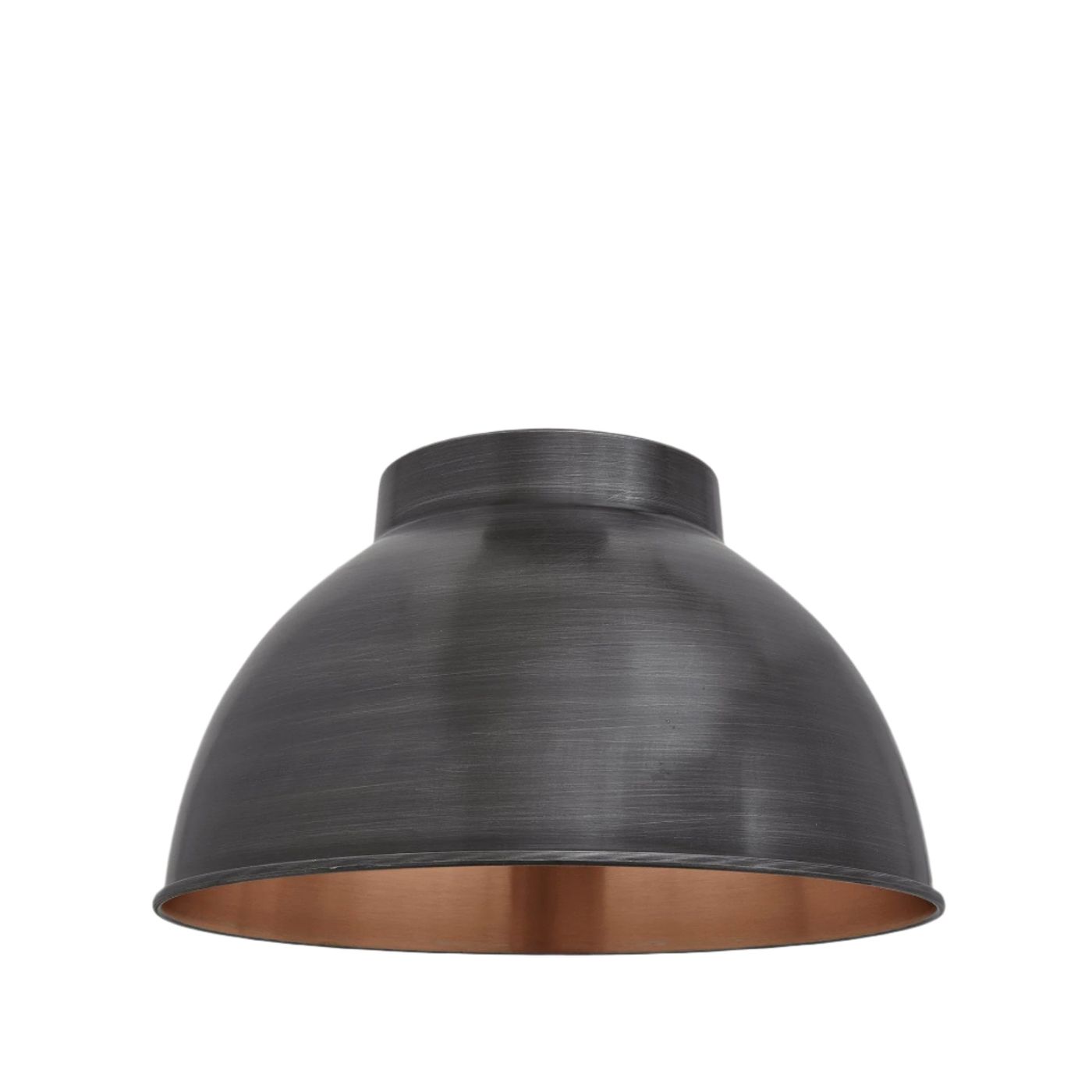 Pewter & Copper Dome - 13 Inch- Shade Only Industville D13-CP-SO