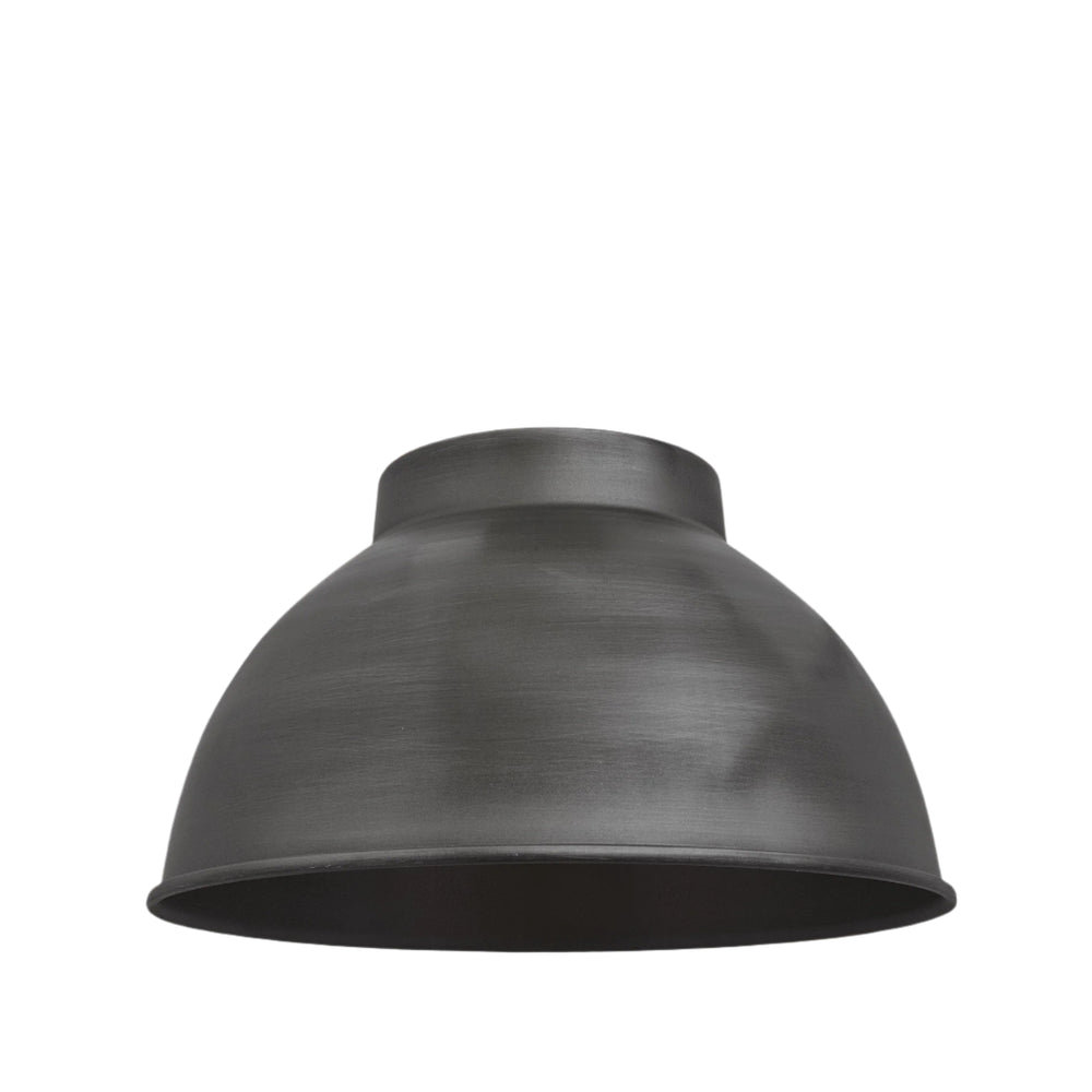 Pewter Dome - 13 Inch - Shade Only Industville D13-P-SO
