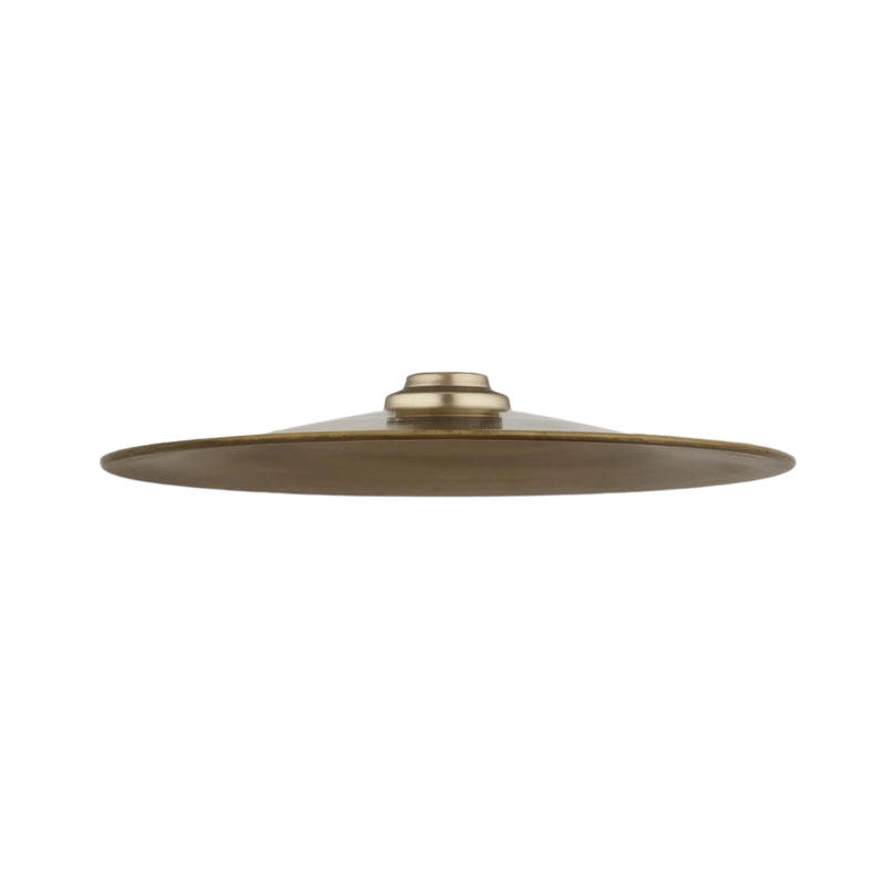 Brass Flat - 15 Inch - Shade Only Industville F15-B-SO