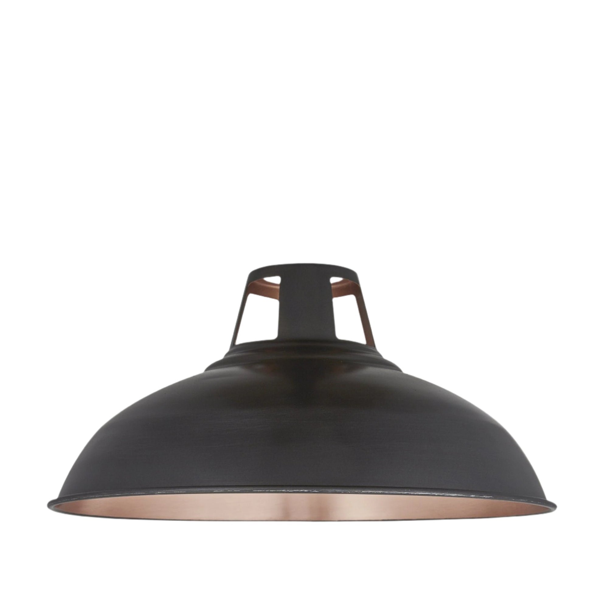 Slotted - 15 Inch - Pewter & Copper - Shade Only (for small holder) Industville SL15-S-CP-SO