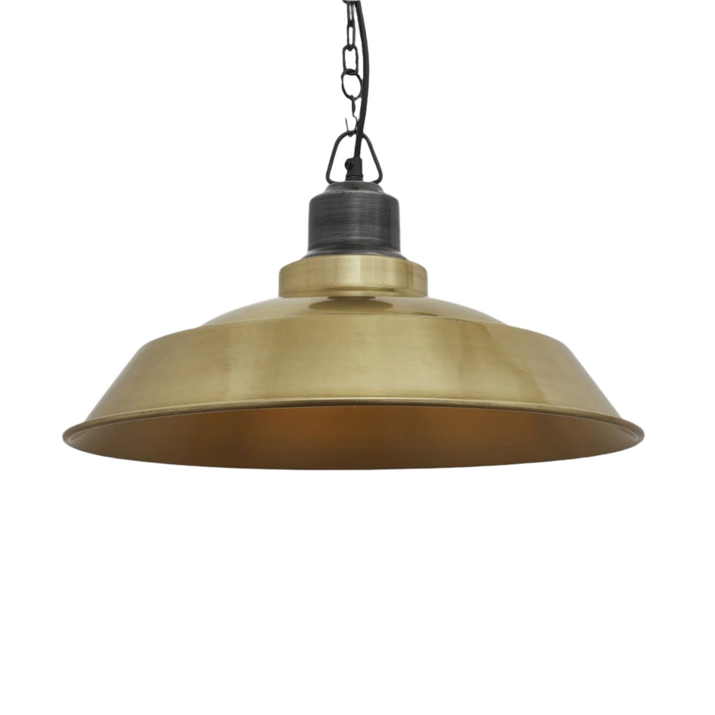 Brooklyn Step Pendant - 16 Inch - Brass Industville BR-SP16-B-PCN