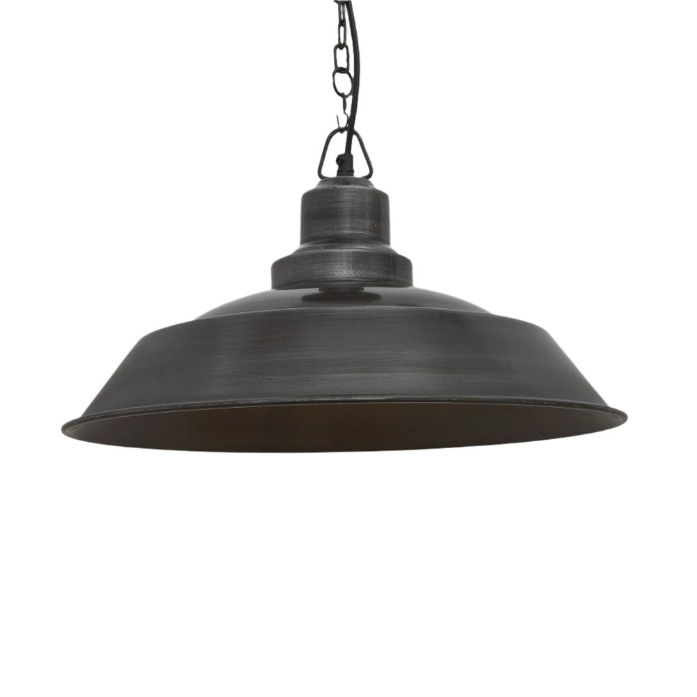 Brooklyn Step Pendant - 16 Inch - Pewter Industville BR-SP16-P-PCN