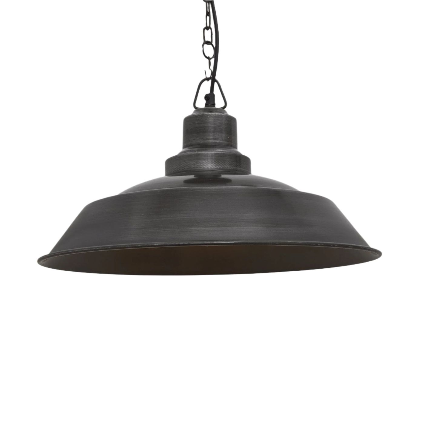 Brooklyn Step Pendant - 16 Inch - Pewter Industville BR-SP16-P-PCN