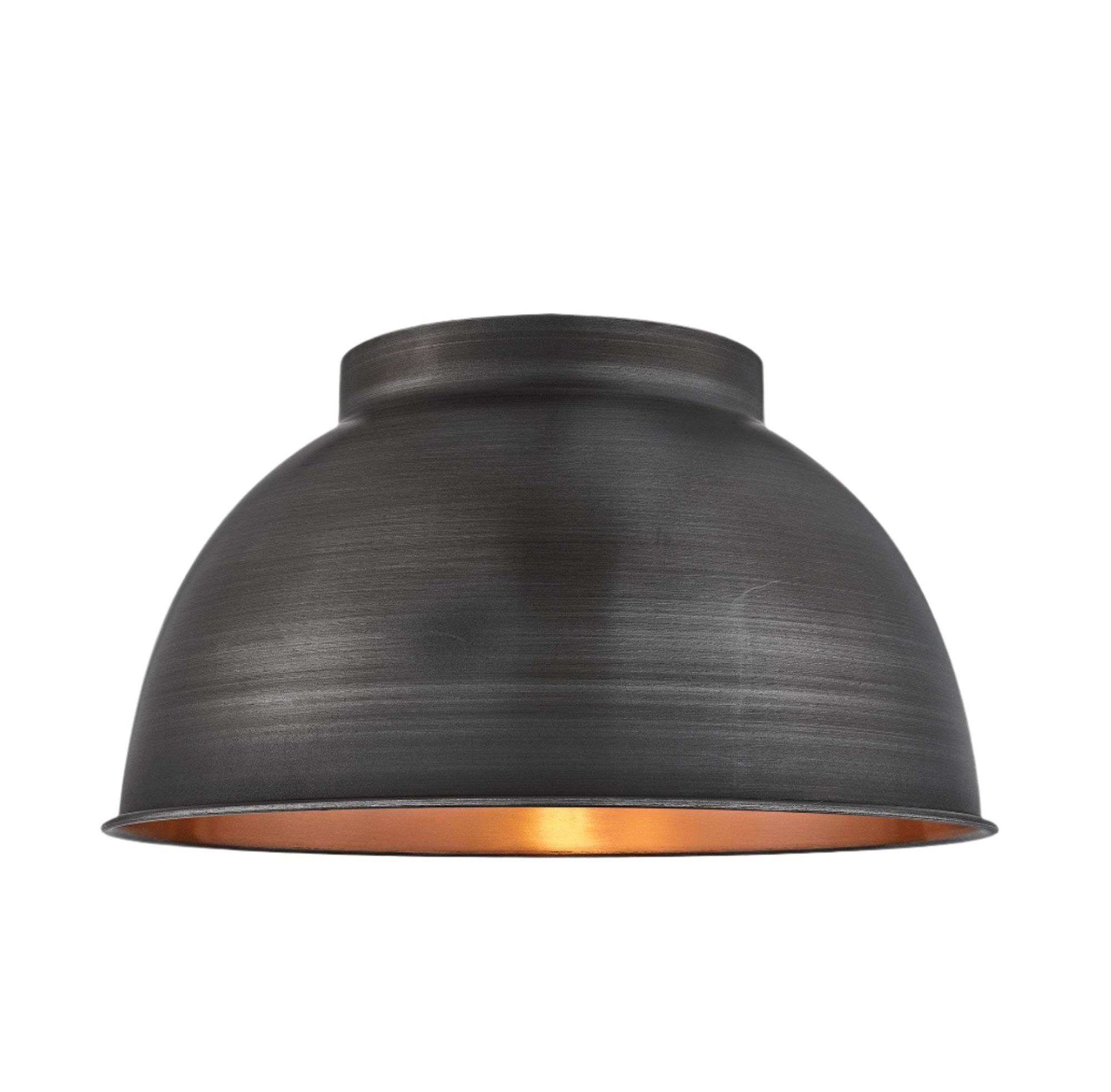 Dome - 17 Inch - Pewter & Copper - Shade Only Industville D17-CP-SO