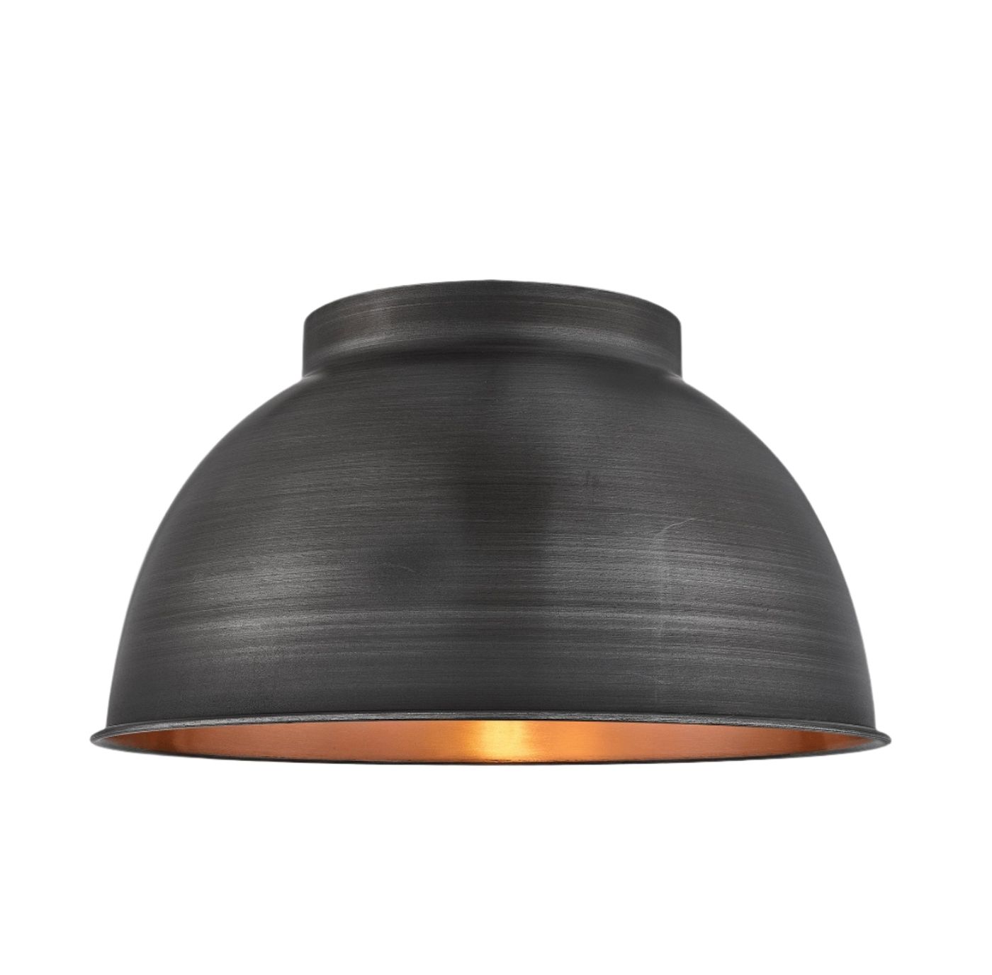 Dome - 17 Inch - Pewter & Copper - Shade Only Industville D17-CP-SO