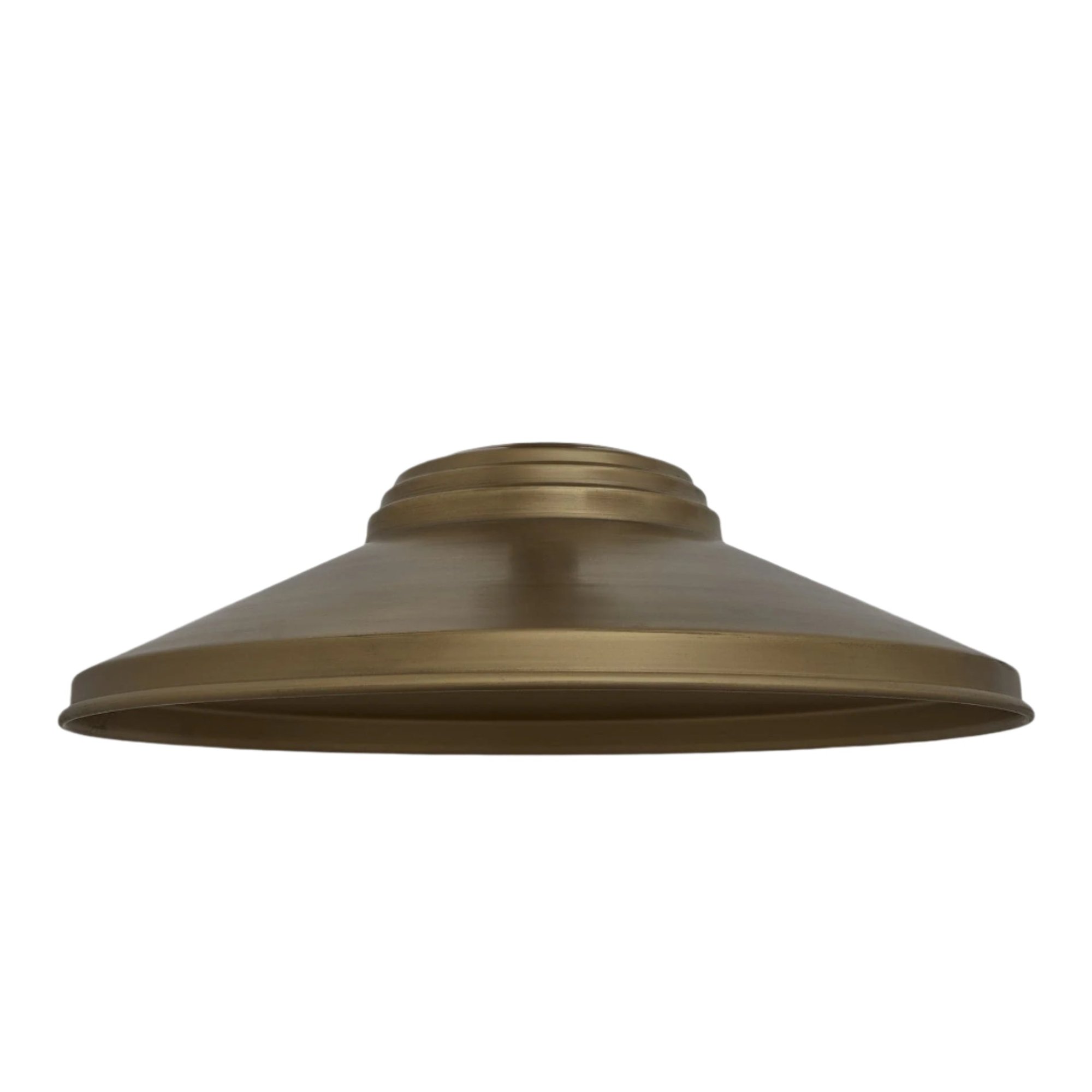 Brass Shade Brooklyn Giant Step Pendant - 18 Inch - GS18-B-SO