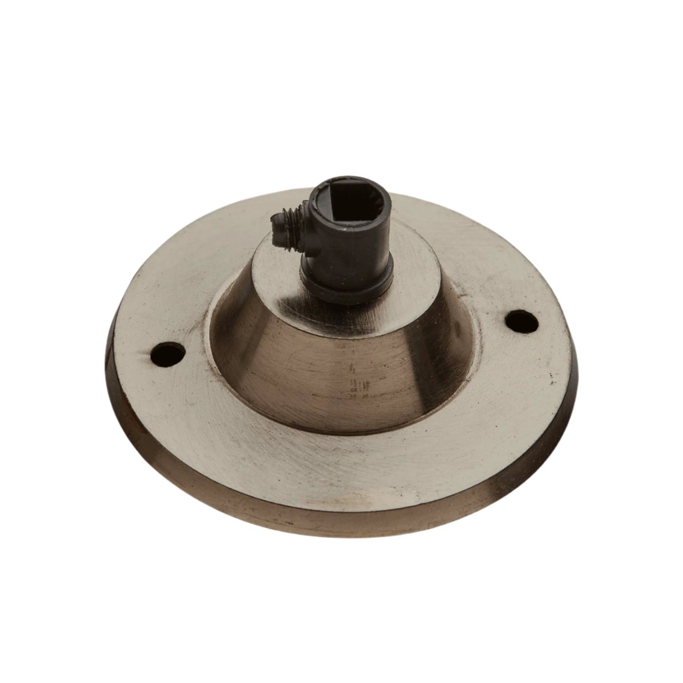 Edison Ceiling Rose - 1 Outlet - Light Pewter Industville ED-CR1O-LP