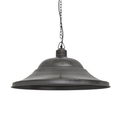 Brooklyn Giant Hat Pendant - 21 Inch - Pewter Industville BR-GHP21-P-PCN