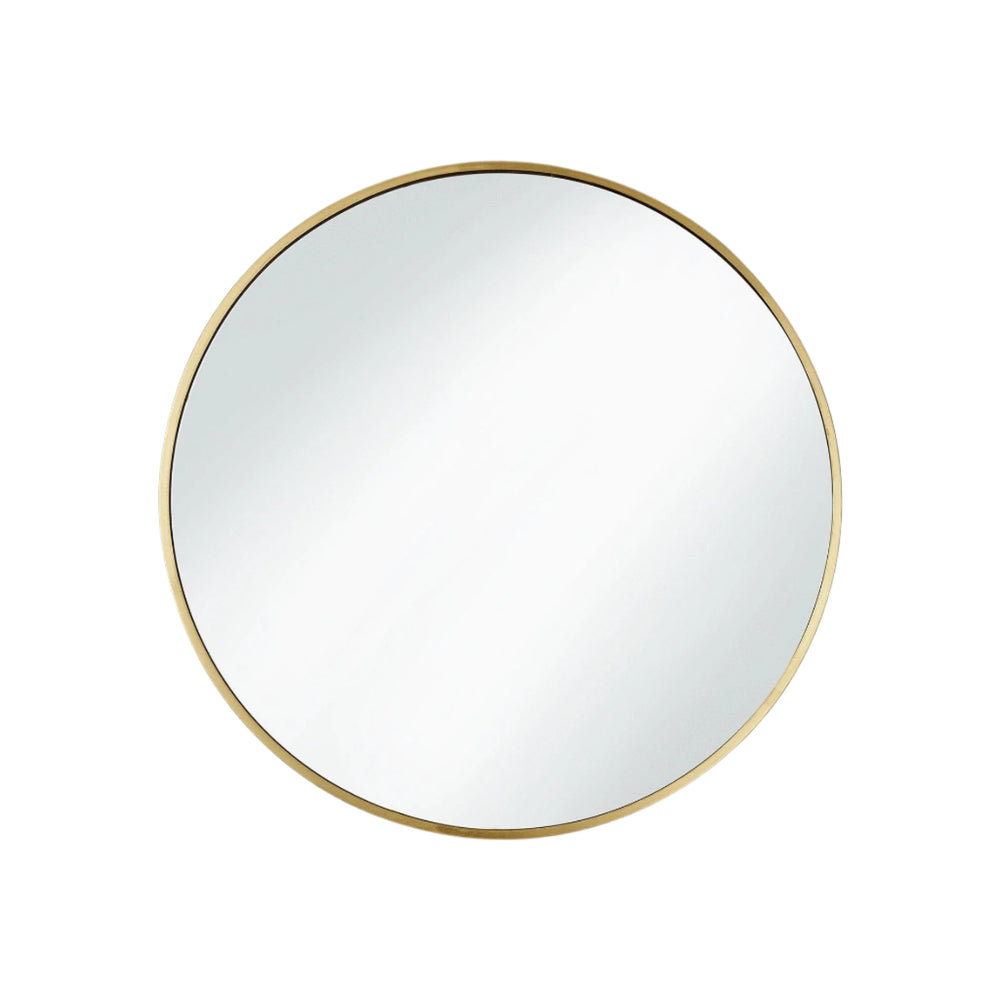 Brass Frame Urban Round Wall Mirror in 24 Inch, Product code is UR-R-WM24-B