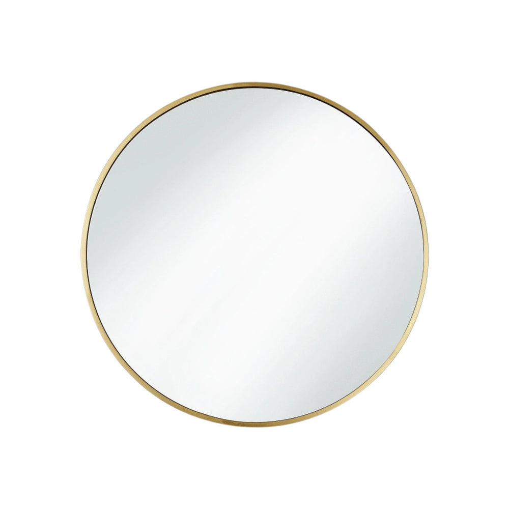 Brass Frame Urban Round Wall Mirror in 24 Inch, Product code is UR-R-WM24-B
