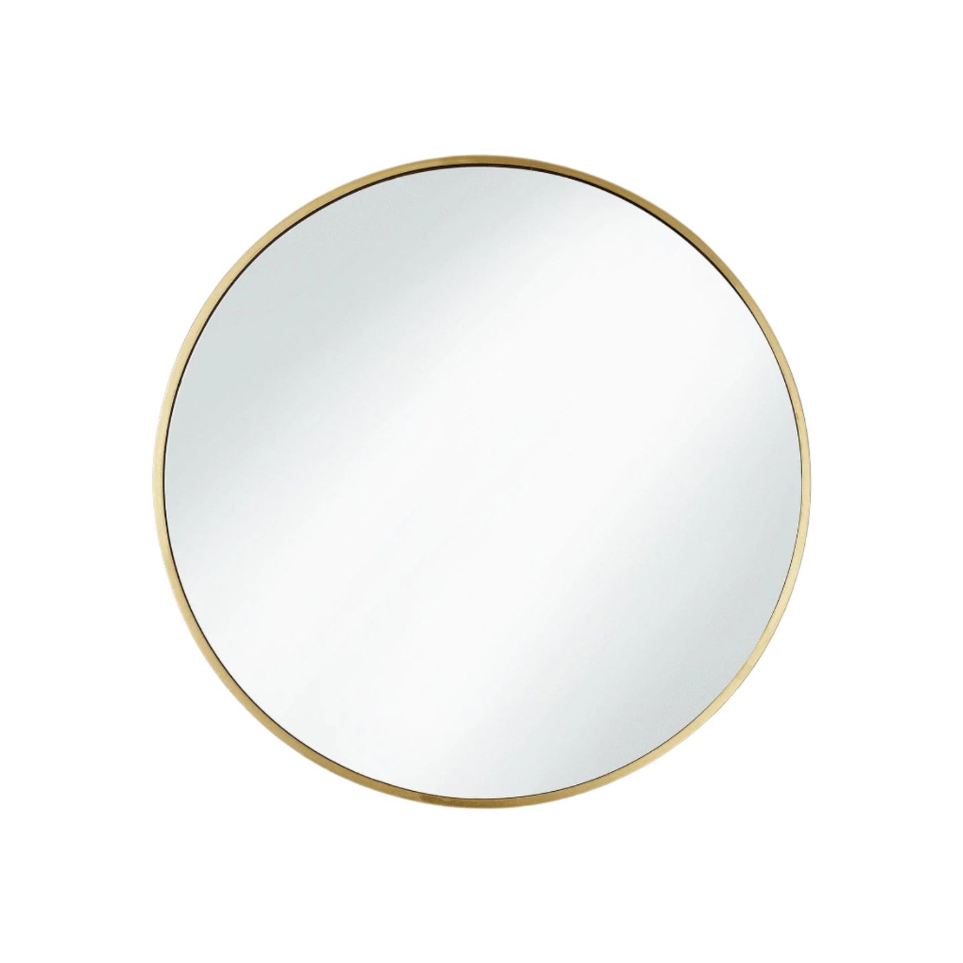 Brass Frame Urban Round Wall Mirror in 24 Inch, Product code is UR-R-WM24-B
