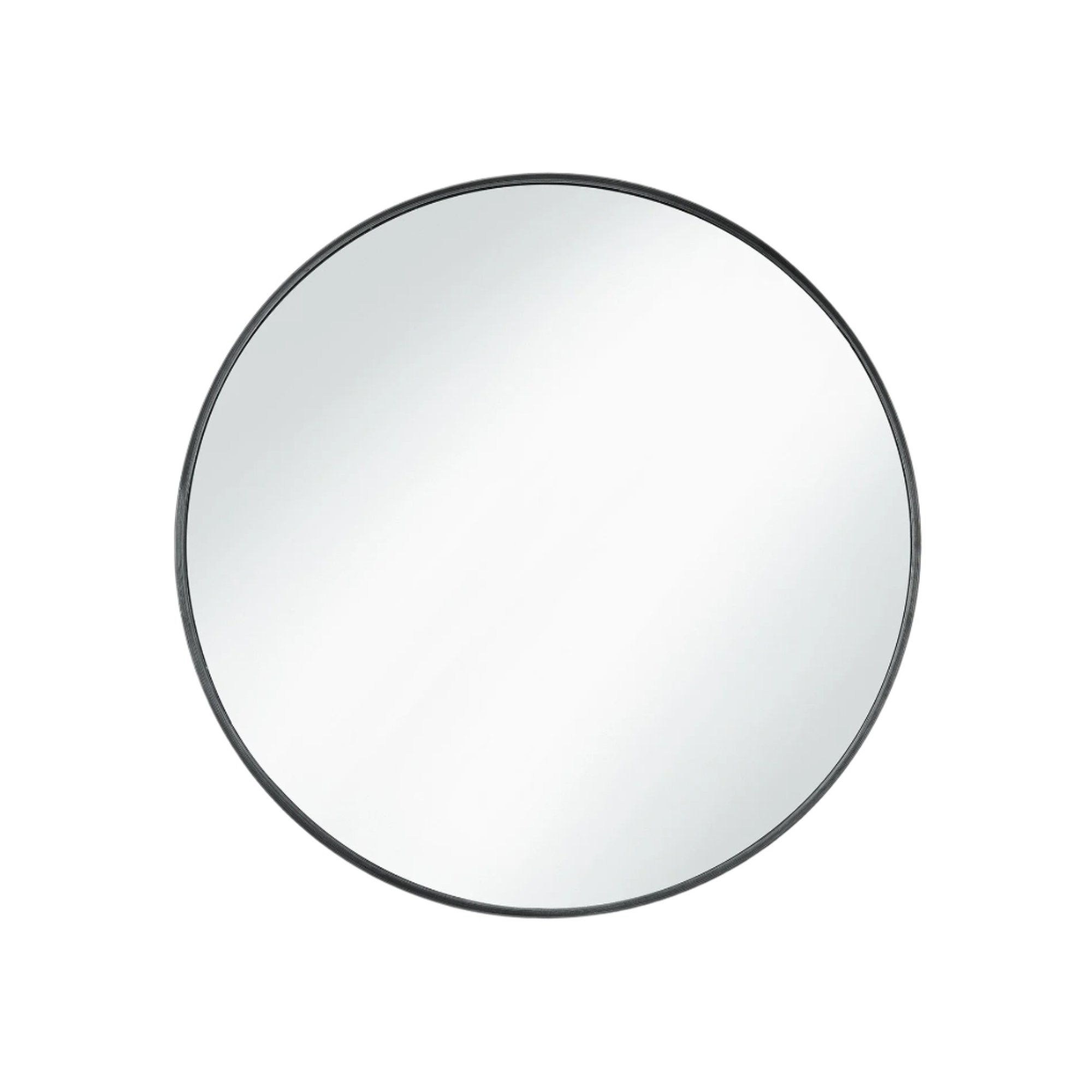 Pewter Frame Urban Round Wall Mirror in 24 Inch, Product code is UR-R-WM24-P