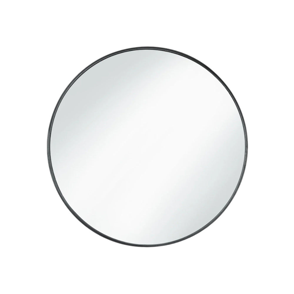 Pewter Frame Urban Round Wall Mirror in 24 Inch, Product code is UR-R-WM24-P