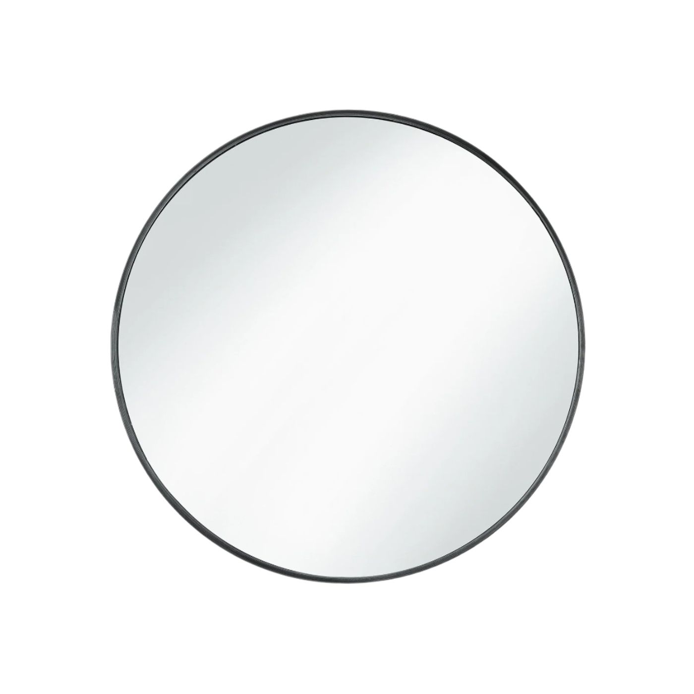 Pewter Frame Urban Round Wall Mirror in 24 Inch, Product code is UR-R-WM24-P